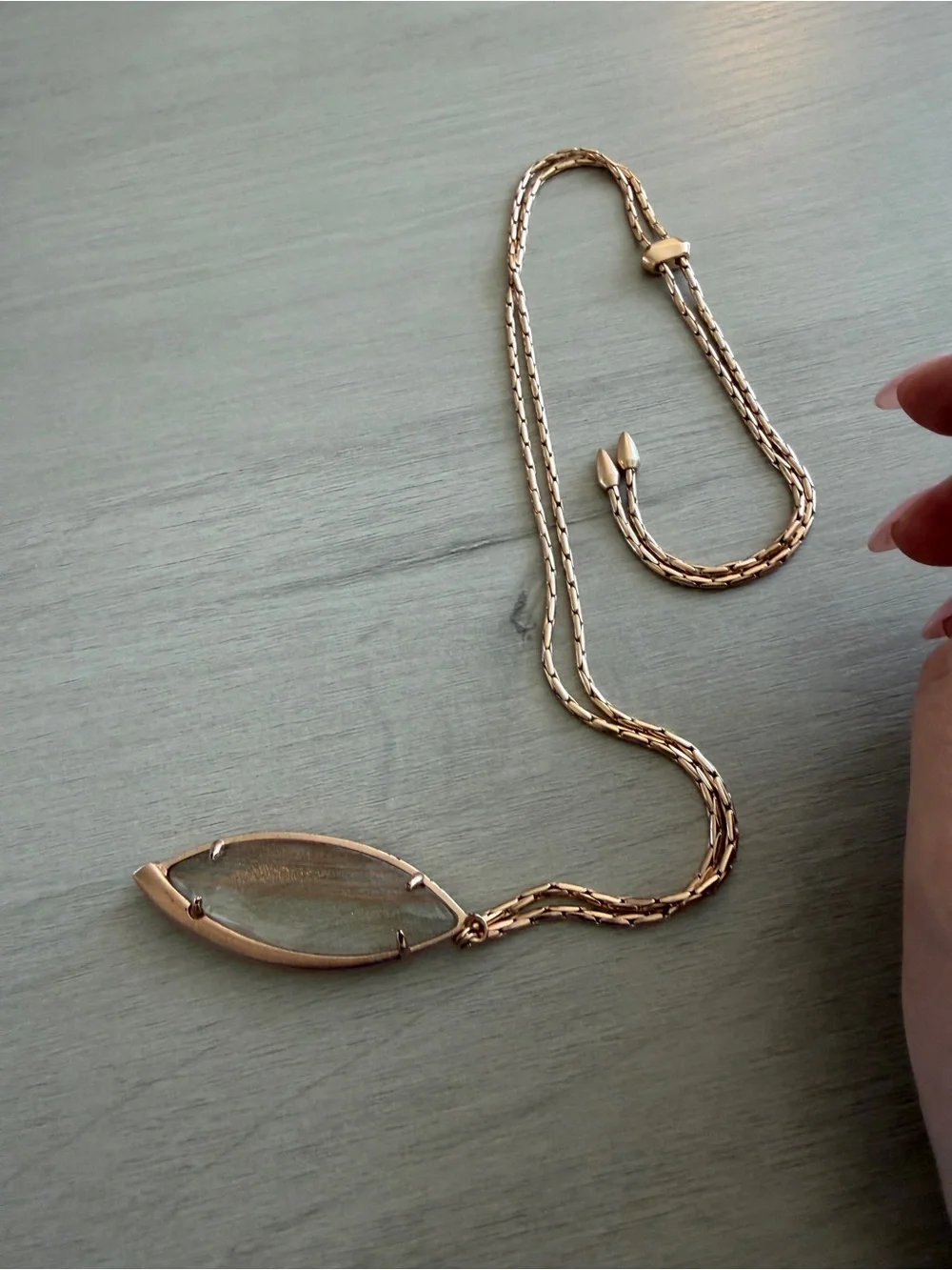 Kendra Scott adjustable Rose Gold Pendant Necklace - Picture 4 of 4